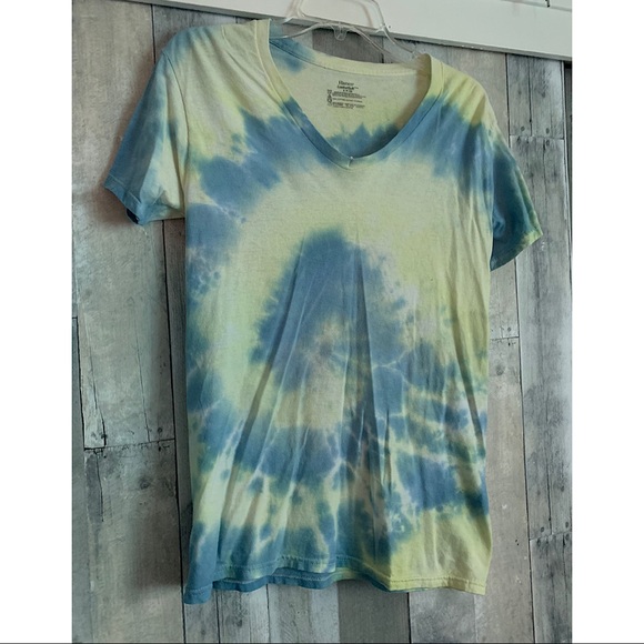 Tie Dye Tee - Blue Green - Picture 1 of 5